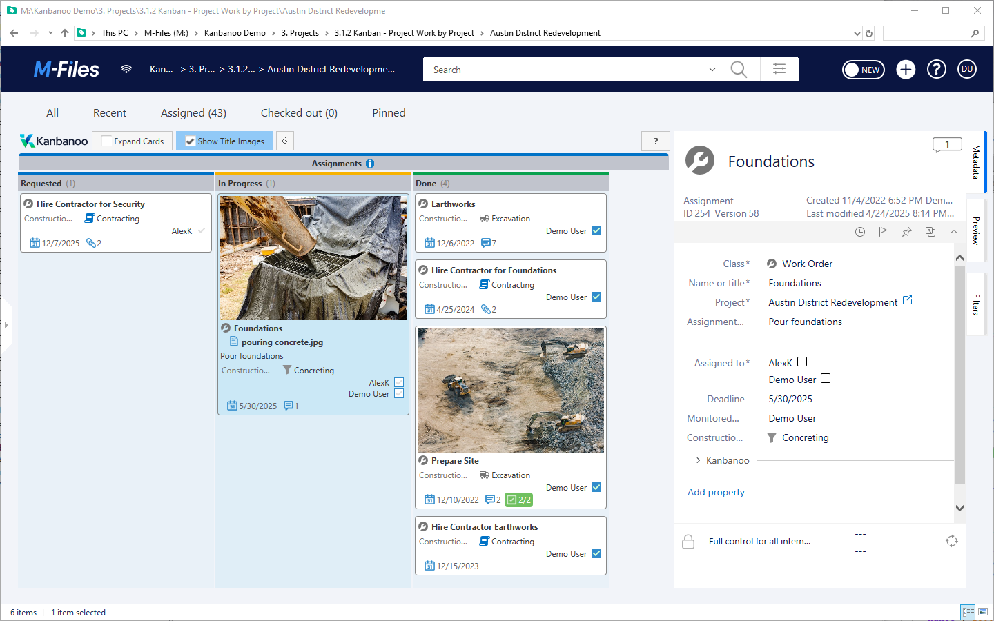 Construction Task Management